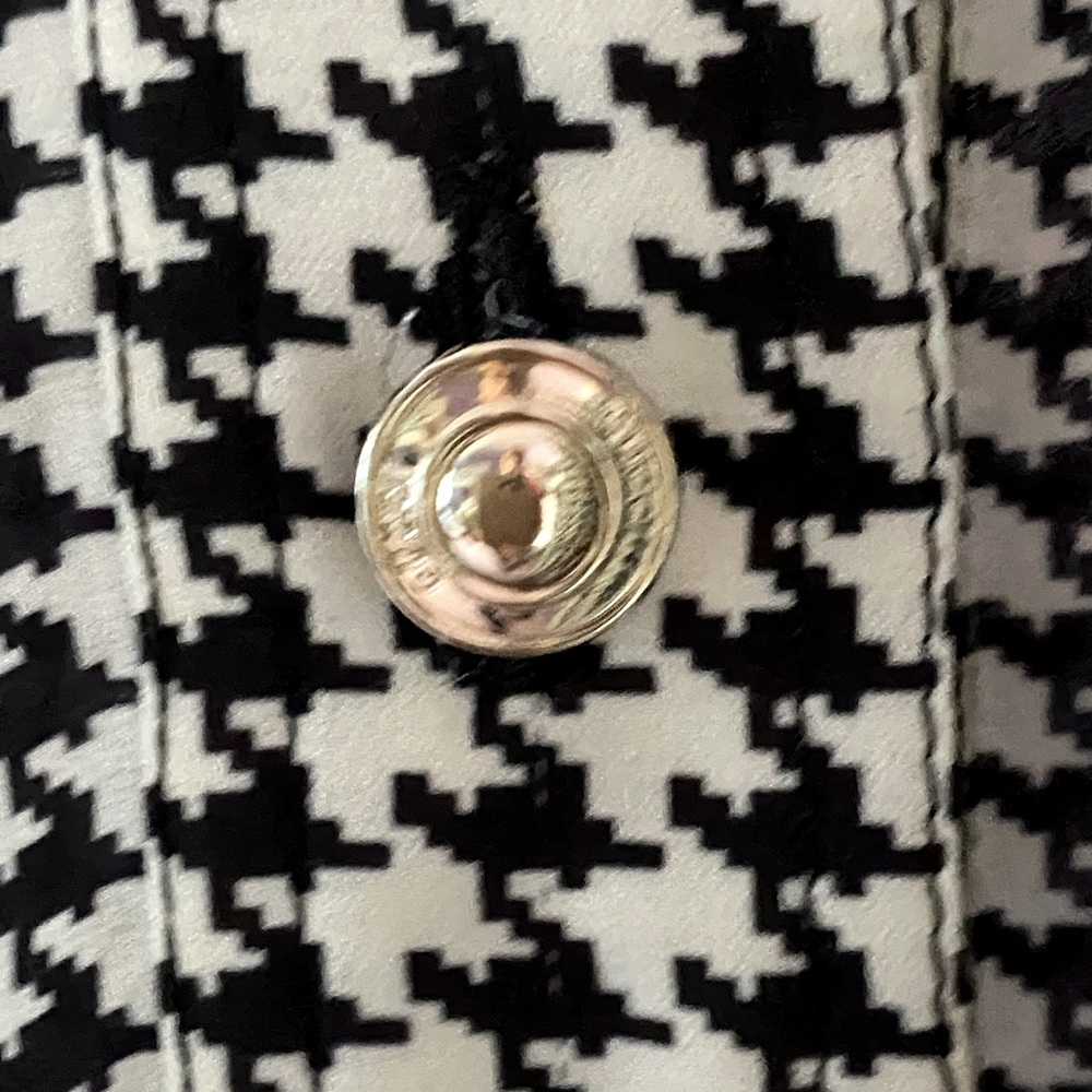 Gorgeous ❤️ Authentic Gucci Scarf Belted  Silk Houndstooth Dress - Picture 12 of 13